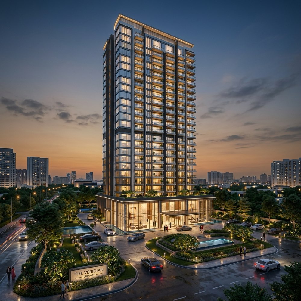 Ultra-luxury high rise apartment tower in Gurgaon Dwarka Expressway